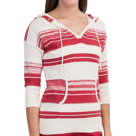 63%OFF レディースカジュアルセーター アベンチュラ服ベリーセーター - Vネック、七分袖（女性用） Aventura Clothing Newberry Sweater - V-Neck 3/4 Sleeve (For Women)